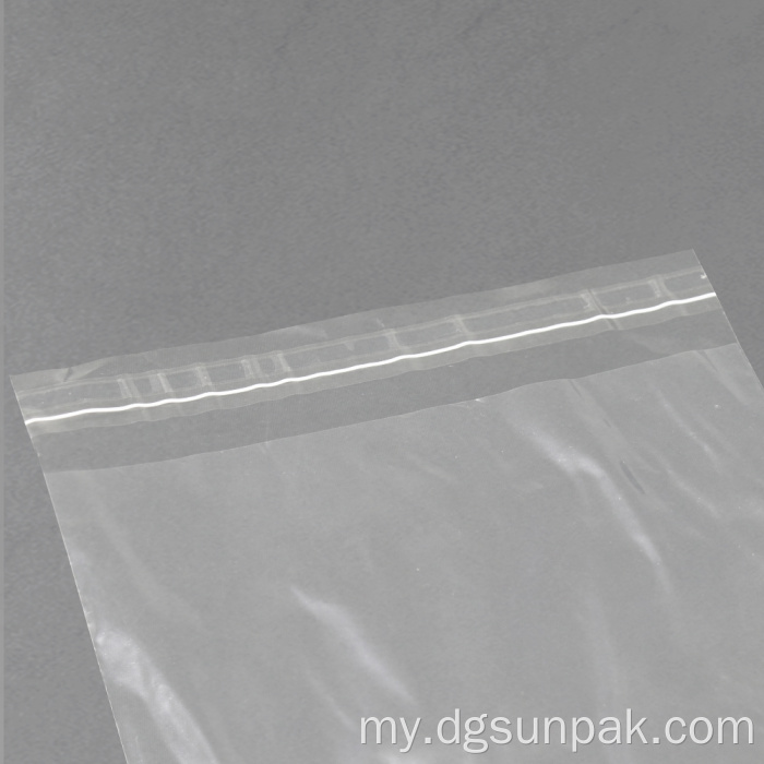 100% Recycled Grs အဝတ်အစားအဝတ်ထုပ်ပိုးခြင်းဆိုင်ရာသတိပေးအိတ်